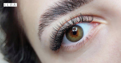 A complete how-to for hybrid lashes open eyes