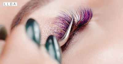 The rise of color lash extensions