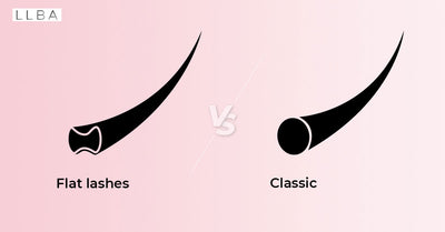 Flat lashes vs classic: a brief comparison