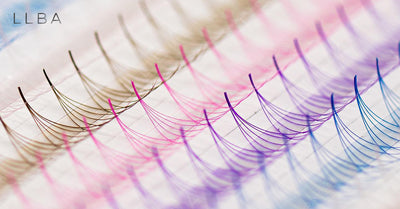 Types of color lash extensions
