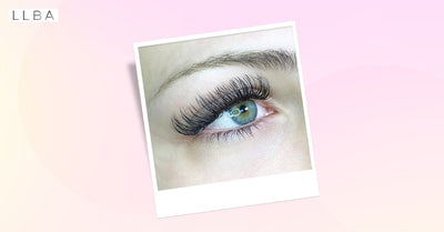 The super dramatic look of dd curl lash extensions