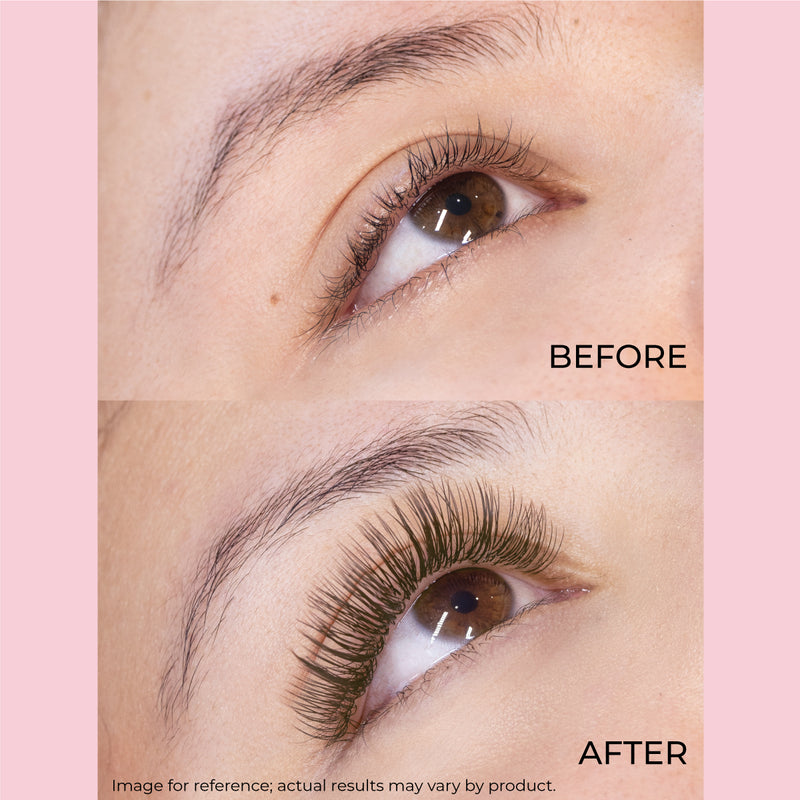 Brown Flat Lashes Mixed Lengths
