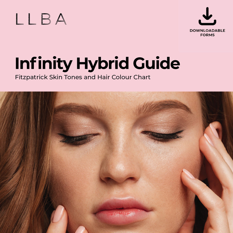 Infinity Hybrid Guide - Fitzpatrick Skin Tones and Hair Colour Chart