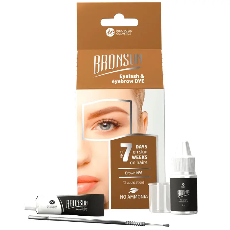 Bronsun Eyelash and Eyebrow TINT KIT 7ml + 5ml developer