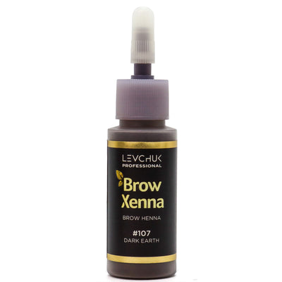 BrowXenna®, Brow henna Brown #107, Dark Earth, 1 vial