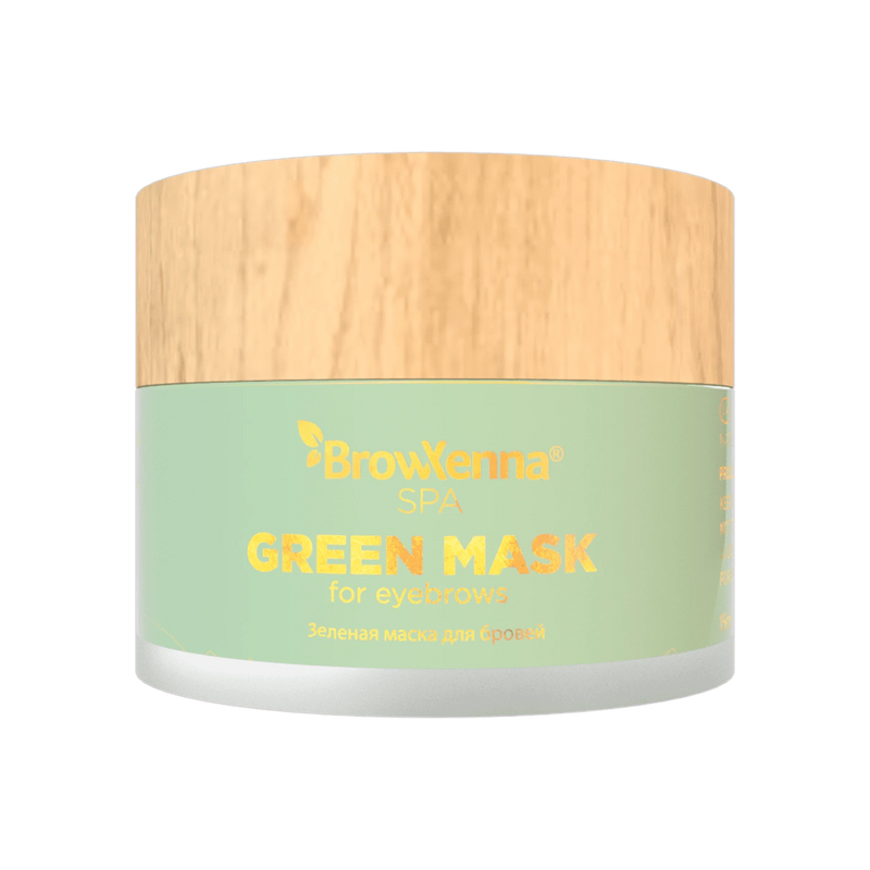 BrowXenna®, Green mask for eyebrows, 15 ml