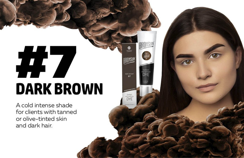 Bronsun Brow and Lash Dye - Dark Brown