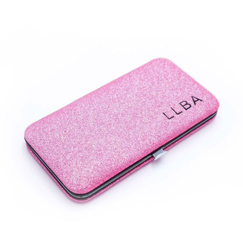 Magnetic tweezer case (glitter pink)