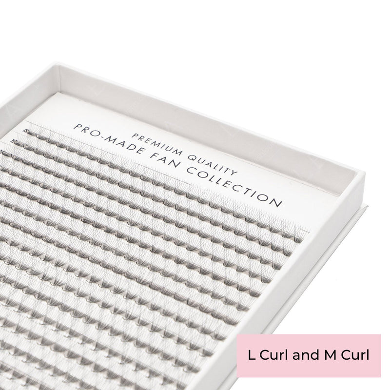 XL promade trays | Mix tray 8D 0.05 (L curl and M curl)